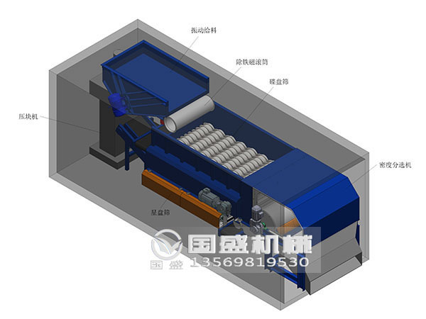 高效生活垃圾雙軸撕碎機
